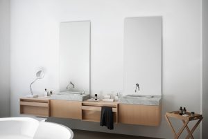 PLUS Badmöbel Badezimmer Waschbecken Badezimmer Doppelwaschtisch