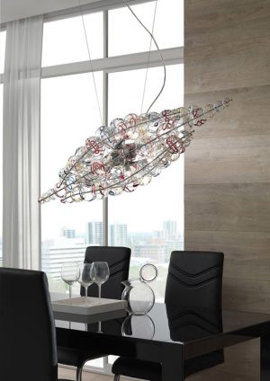 Cangini & Tucci MICHELINO NUVOLA Mundgeblasene Glas Moderne Rappresentative Pendelleuchte Esstisch | Cangini & Tucci MICHELINO NUVOLA Mundgeblasene Glas Moderne Rappresentative Pendelleuchte Esstisch