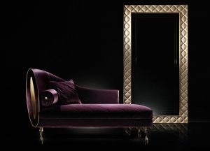 Sipario Arredo classic Adora luxus Samt Recamiere Chaiselongue Longchair Ottomane 3