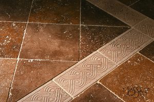 i sassi di Assisi Terrassenplatten Pflastersteine Naturstein Marmor Basrelief fussboden 5