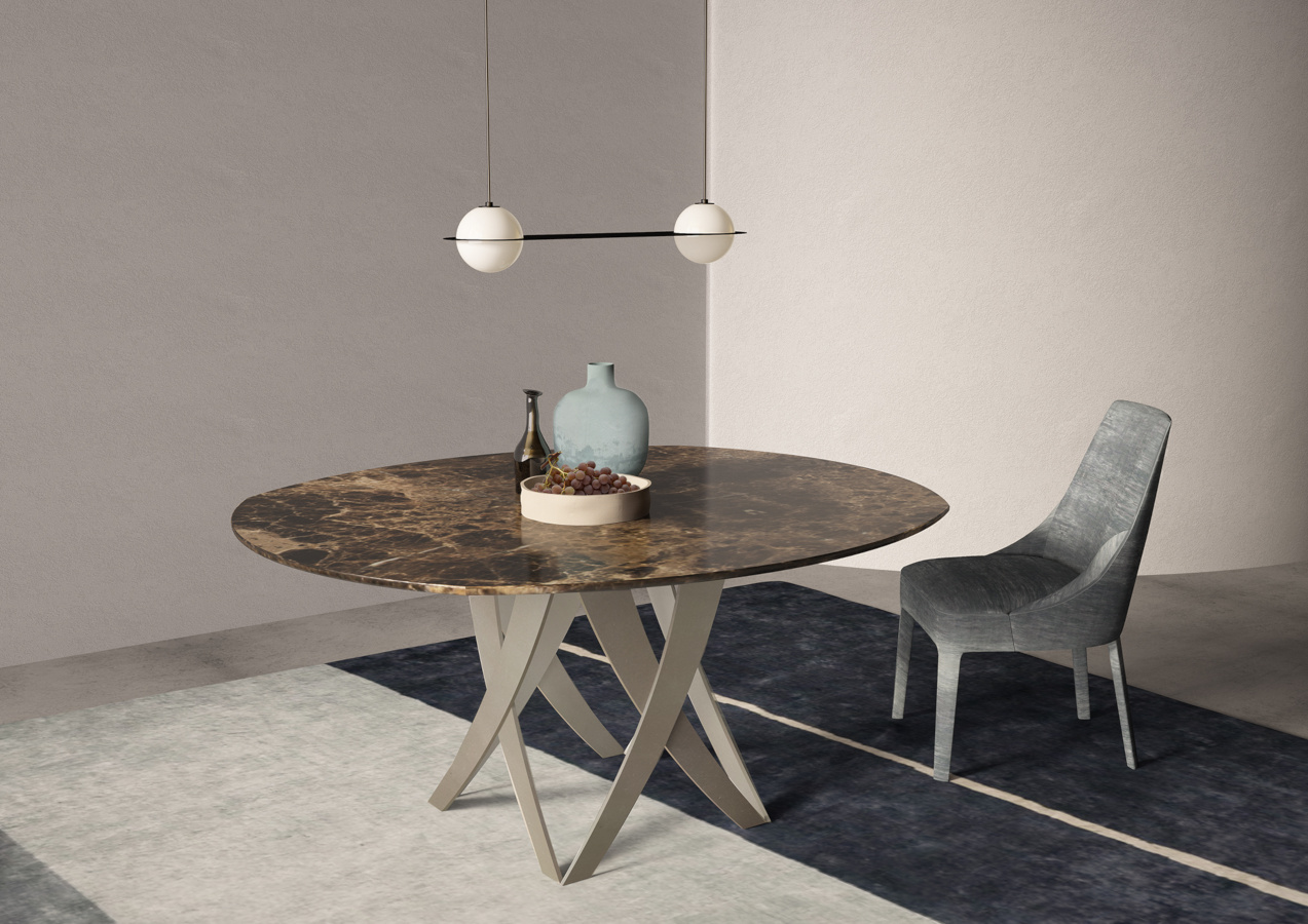 TEBE - Tisch mit Marmorplatte | madeinitaly.de