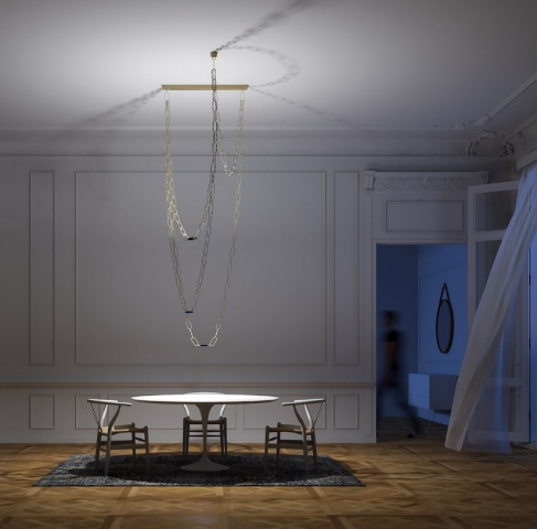 ChainDelier Davide Groppi Hängelampe Moderne Kronleuchter esstisch