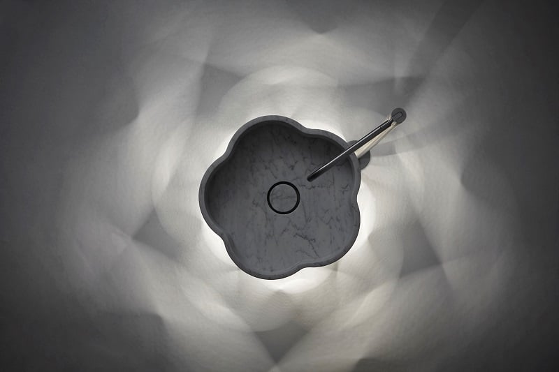 antonio lupi,  INTRECCIO, Waschbecken, Ehrenauszeichnung, XXXVI, COMPASSO D'ORO,Menzione d’Onore; FREISTEHENDES wASCHBECKEN