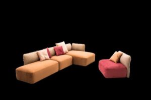 CUBO ROSSO BORGER modulares und verspieltes Sofa funktionale Couch Polstermöbel | CUBO ROSSO BORGER modulares und verspieltes Sofa funktionale Couch Polstermöbel1