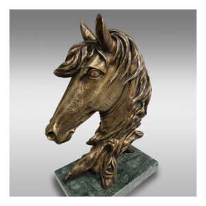 Pferdekopf_ModerneStatuen_BronzeStatue_Bronze_Kunsthandwerk