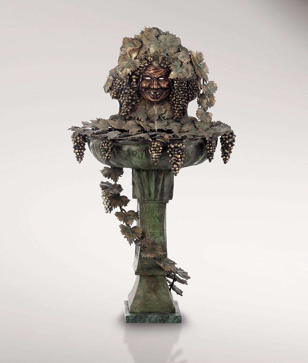 BACCHUSBRUNNEN_klassische_brunnen_bronzebrunnen_bronze_mit_gruene_patina_KUNSTHANDWERKE | Fonderie_Artistiche_Ruocco_BACCHUSBRUNNEN_klassische_brunnen_bronzebrunnen_bronze_mit_grüne_patina_KUNSTHANDWERKE