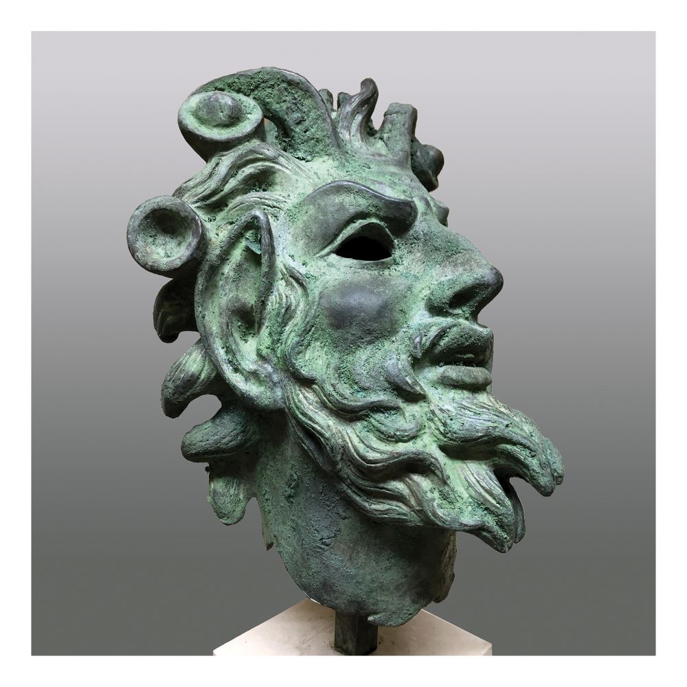 FAUNA-KOPF_klassische_bronzestatuen_menschfiguren_gruene_patina_ausgehoehlt_kunsthandwerke | Fonderie_Artistiche_Ruocco_FAUNA-KOPF_klassische_bronzestatuen_menschfiguren_grüne_patina_ausgehöhlt_kunsthandwerke