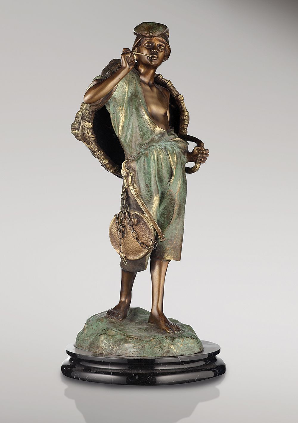 FICAIUOLO_klassische_bronzefiguren_menschfiguren_bronzefarbene_und_gruene_patina_KUnsthandwerke | Fonderie_Artistiche_Ruocco_FICAIUOLO_klassische_bronzefiguren_menschfiguren_bronzefarbene_und_grüne_patina_KUnsthandwerke