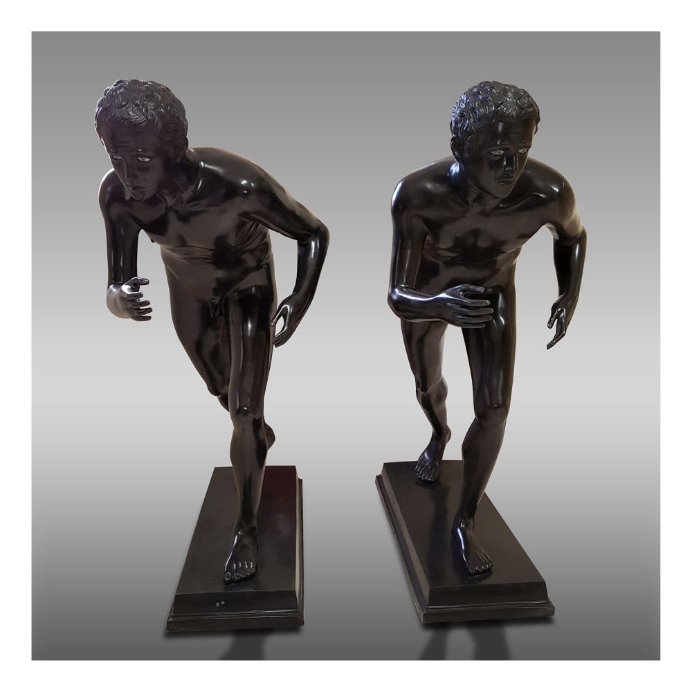 PAAR_ATHLETEN_AUS_HERCULANEUM_PAPYRUS_VILLA_klassische_bronzestatuen_menschfigurern_schwarze_florentinische_patina_kunsthandwerke | Fonderie_Artistiche_Ruocco_PAAR_ATHLETEN_AUS_HERCULANEUM_PAPYRUS_VILLA_klassische_bronzestatuen_menschfigurern_schwarze_florentinische_patina_kunsthandwerke