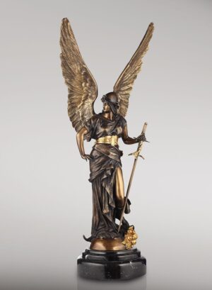 SIEG_klassisiche_bronzestatuen_menschstatuen_zweifarbige_bronzepatina_kunsthandwerke