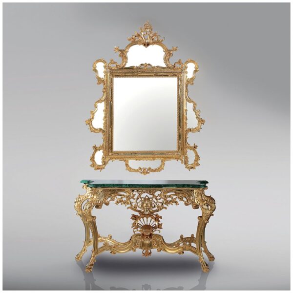 TOILETTENTISCH_klassische_Toilettentisch_tischmitspiegel_gold_Kunsthandwerke | Fonderie_Artistiche_Ruocco_TOILETTENTISCH_klassische_Toilettentisch_tischmitspiegel_gold_Kunsthandwerke