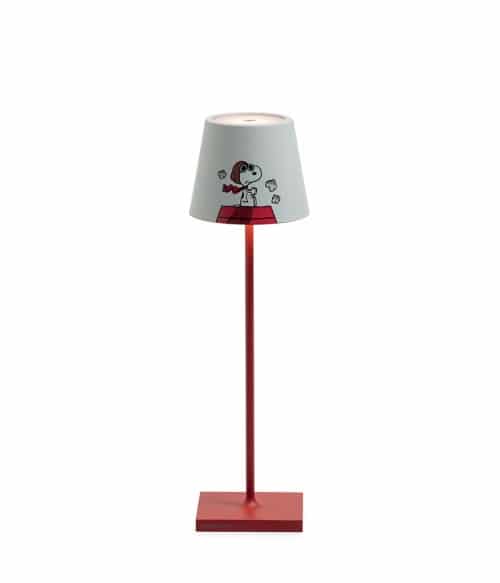 Poldina x Peanuts Zafferano Ailati Comic Snoopy Charlie Brown Woodstock motive aviator