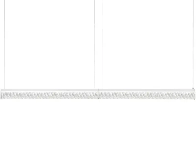 Slamp Modula Pendelleuchte doppelt Plissee weiß